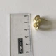 Сережки-вузли з фактурним плетінням "Aura Intertwined" Honey Fashion Accessories золотистий (120195) - зображення 6