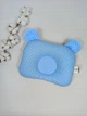Набор для новорожденного: пеленки, подушки и игрушки a.l.babybox Горох белый на голубом - изображение 2