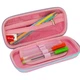 Пенал Cool For School с тиснением 1 отделение Фуксия (QT-5616-Rosered) - изображение 2