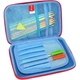 Пенал Cool For School с тиснением 1 отделение Голубой (QT-5661-Blue) - изображение 2