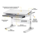 Парта Mealux Edmonton Multicolor G Liite (BD-610 W/MC + G Lite) - изображение 2