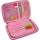 Пенал Cool For School с тиснением 1 отделение Розовый (QT-5626-Pink) - изображение 2