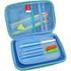 Пенал Cool For School с тиснением 1 отделение Голубой (QT-5669-Blue) - изображение 2