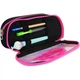 Пенал Cool For School 2 отделения неоновый с помпоном Розовый (CF6618-pink) - изображение 2