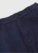 Брюки для мальчика школьные коттоновые темно-синие, чиносы, Matalan, размер 122 - изображение 3