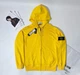 Кофта толстовка зип худи Stone Island с капюшоном Стон Айленд желтая M - изображение 1
