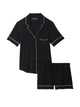 Піжама Модал (сорочка + шорти) Victoria's Secret Modal Short PJ Set M Чорна (26441267) - изображение 3