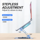 Підставка для ноутбука VHG S63 складана поворотна 360⁰C з вентилятором Rotatable Laptop Stand, Dr. Gray - изображение 7