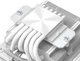Кулер ID-COOLING IS-67-XT White - изображение 6