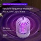 Лампа ловушка для комаров, истребитель комаров и насекомых 1600mah с зарядкой USB DD-55 Серый - изображение 2