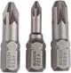 Бита Bosch Extra Hart PZ1/2/3, 25 мм 3 шт (2607001753) - изображение 1