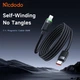 Кабель быстрой зарядки с магнитной функцией Mcdodo USB-C to Lightning 36W Magnetic Self-Winding Data Cable 1.2m CA-2010 - изображение 4