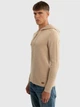 Sweter męski z kapturem Big Star Hoods 800 M Beżowy (5900714768164) - obraz 6