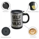 Кружка мешалка Self Stirring Mug автоматическая Черная OM227 (078h) - изображение 4