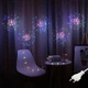 Светодиодная гирлянда штора "Фейерверк", 3x0,6м, 500 LED, 5 пучков, 8 режимов, 220V, Мультиколор - изображение 1