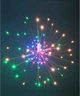 Светодиодная гирлянда штора "Фейерверк", 3x0,6м, 500 LED, 5 пучков, 8 режимов, 220V, Мультиколор - изображение 4