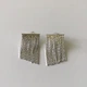 Сережки цвяшки з ланцюжками сережки-шторки Honey Fashion Accessories сріблястий (12-202) - зображення 3