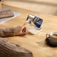 Подставка для телефона с зеркалом Baseus Seashell Series бежевый (B10551501411-00) - изображение 8