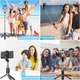 Складнoй штатив портативный монопод Bluetooth селфи палка тренога, 103 см - изображение 3