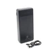 Портативний зарядний пристрій Power Bank Lenyes PX287 1xUSB+1xType-C та вбудованими кабелями USB+Micro-USB+Type-C+Lightining 20000 mAh - зображення 2