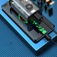 Портативний зарядний пристрій Power Bank Lenyes PX152D 22.5W PD+Super Fash Сharge 1xUSB+1xType-C 10000 mAh Чорне - зображення 3