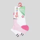 Детские носки хлопковые для девочек Conte Kids Active 7С-97СП 310 12 р Белые/Светло-розовые (4810226274880) - изображение 2
