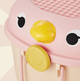 Ящик для іграшок Terrio Birdy M Рожевий, дитячий ящик, пластиковий контейнер на коліщатках, органайзер для дитячої кімнати, універсальний ящик столик, зручне зберігання і перевезення іграшок - зображення 6