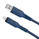 Кабель Hoco X59 USB to MicroUSB 2m blue - зображення 1