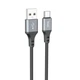 Кабель Hoco X92 USB для Type-C 3m black - зображення 3