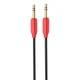 Кабель AUX Hoco UPA11, Jack 3.5 to Jack 3.5, 1m, черный - изображение 1