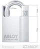 Замок навесной Abloy PL342 PROTEC2 TA77ZZ 2KEY PR2_T NR_shackle 25 мм 10 мм Box (ABL-PL342T 11800101) - изображение 5