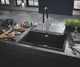 Мийка для кухні GROHE гранітна K700 780x510мм прямокутна врізна із сифоном чорна (31652AP0) - изображение 6