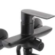 Змішувач для ванни HAIBA ALEX 006 EURO BLACK (Колір чорний) (HB3925) - изображение 2