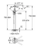 Смеситель для ванны напольный Grohe Essence 25248KF1 (черный матовый) (25248KF1) - изображение 2
