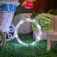 Світлодіодна гірлянда нитка Роса 50м, від USB, 500 LED, 8 режимів, IP44, Білий - зображення 10