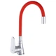 Смеситель для кухни Zerix SOP7 146 с красным гибким изливом (ZX2659) - изображение 1
