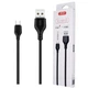 Кабель эластичный XO NB103 USB - Lightning 2 метра черный - изображение 3