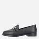 Loafersy damskie skórzane RIEKER 46262-01 40 (6.5UK) 26.4 cm Czarne (4061811692996) - obraz 4