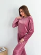 Костюм женский плюшевый кофта и штаны Casual Style Collection L-XL розовый - изображение 3