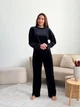 Костюм женский плюшевый кофта и штаны Casual Style Collection L-XL черный - изображение 7