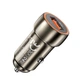 Автомобільний зарядний пристрій HOCO Z46 Blue shield single port QC3.0 18W Metal Gray (6931474770271) - зображення 2