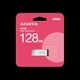 Flash A-DATA USB 3.2 UR 350 128Gb Silver/Black (UR350-128G-RSR/BK) - зображення 7