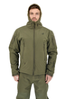 Зимняя мужская куртка с флисом Eagle Soft Shell WJ-17 Оливковый 4XL - изображение 5