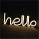 Настенный ночной неоновый светильник-ночник Neon Sign — Hello (041i) - изображение 2