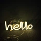 Настенный ночной неоновый светильник-ночник Neon Sign — Hello (041i) - изображение 5