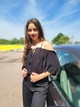 Блузка жіноча укорочена зі вставками перфорації Tally Weijl Чорна 13143 M (44-46) - зображення 7