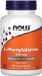 L-фенилаланин Now Foods L-Phenylalanine 500mg 120 vcaps - изображение 1