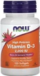 Вітамін Д3 NOW Vitamin D3 2000IU 120 sgels - зображення 1