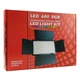 Светодиодная led панель rgb освещение для фото и видеосъемки led панель rgb light 21cm u-600 цвет черный - изображение 2