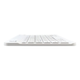 Беспроводная клавиатура JEQANG JB-330 ultra thin Touch wireless 78 клавиш Bluetooth V5.0 с кабелем Type-C White - изображение 2